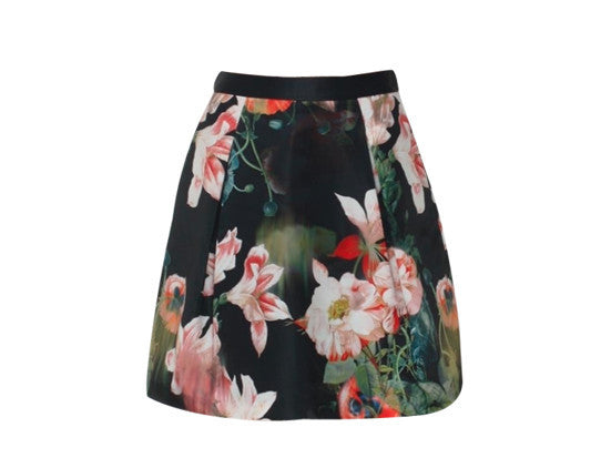 "Untucked" Opulent bloom skirt